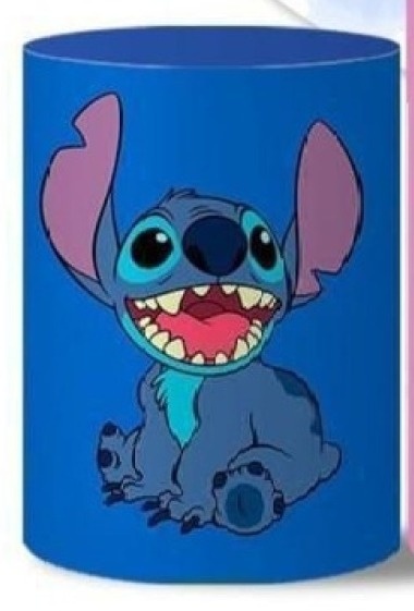 Capa Sublimada Cilindro Médio Stitch  - Selminha Lokfest