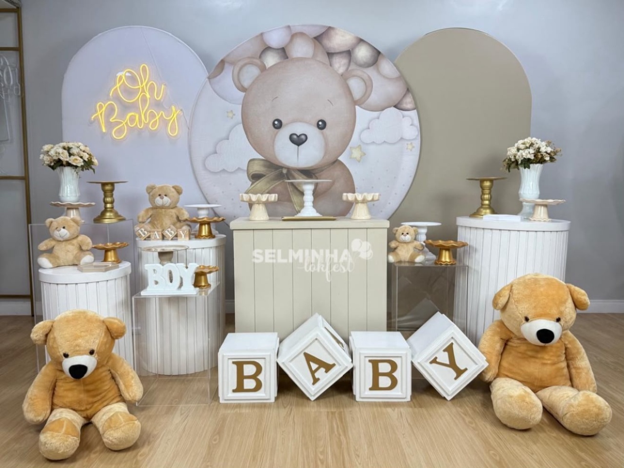Kit Chá de Bebê Luxo - Selminha Lokfest