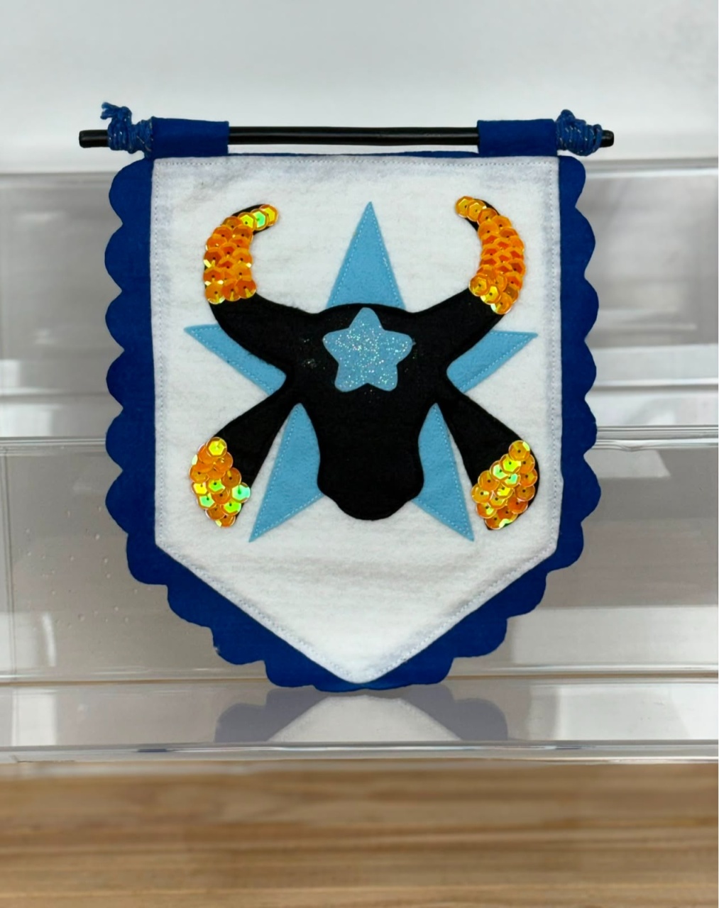 Estandarte Decorativo Boi Bumbá Caprichoso - Selminha Lokfest