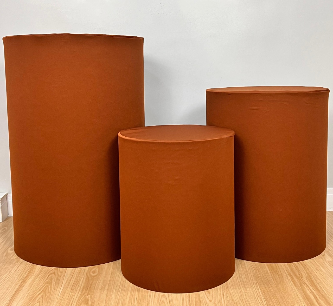 Trio Capas de Cilindros Terracota - Selminha Lokfest