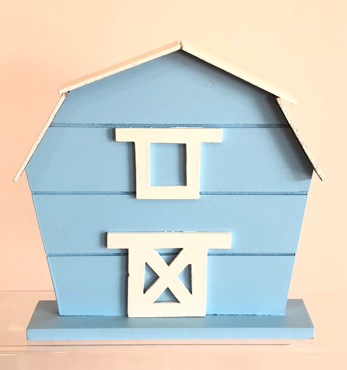 Display de Mesa Mdf Celeiro Azul Candy Color - Selminha Lokfest