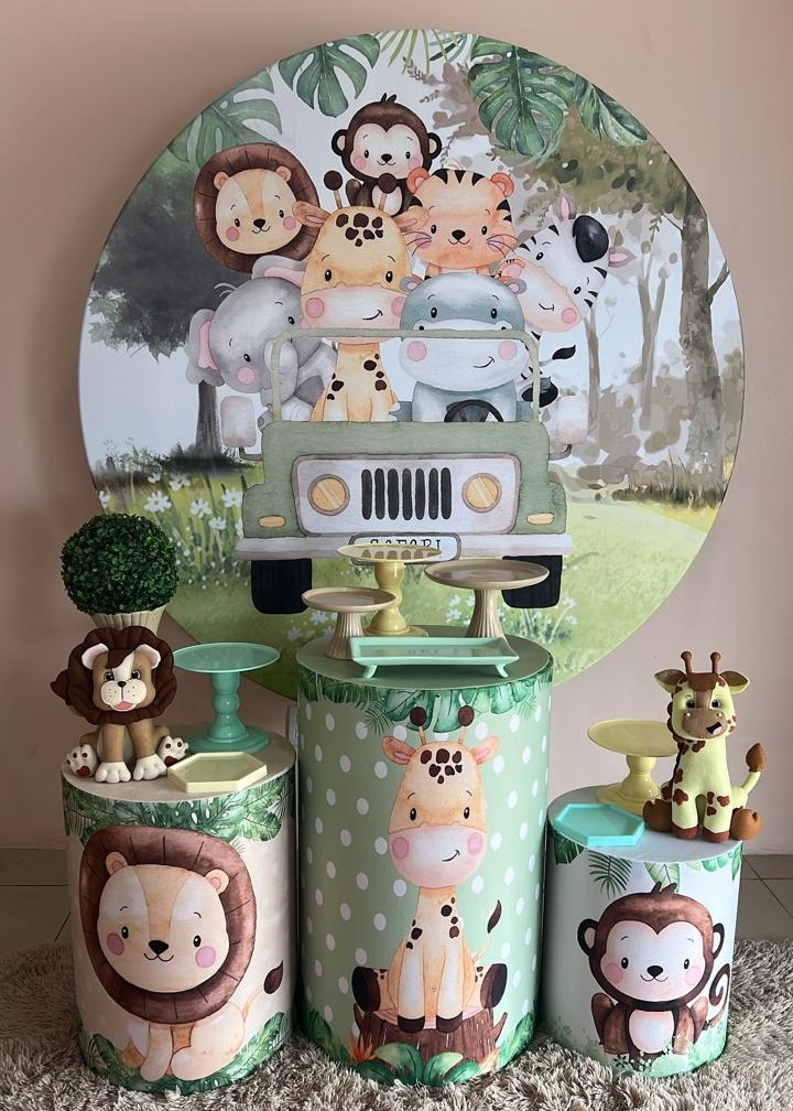 Kit Divertido Safari Baby - Selminha Lokfest