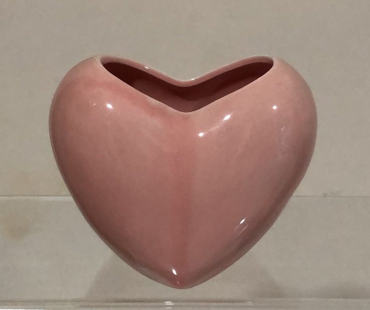 Mini Vaso Coração Rosa - Selminha Lokfest