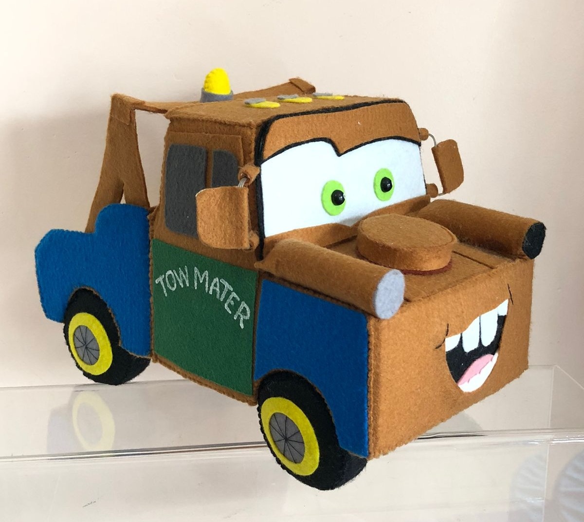 Carros Disney Feltro - Mater - Selminha Lokfest