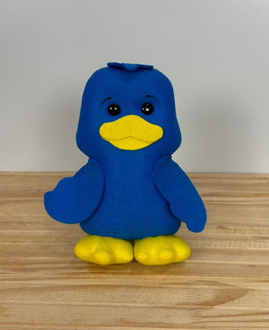 Patinho Azul Feltro Bento E Totó (19Cm) - Selminha Lokfest