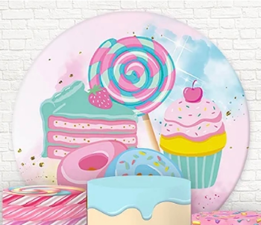 Capa Sublimada Painel Doces (1,50M) - Selminha Lokfest