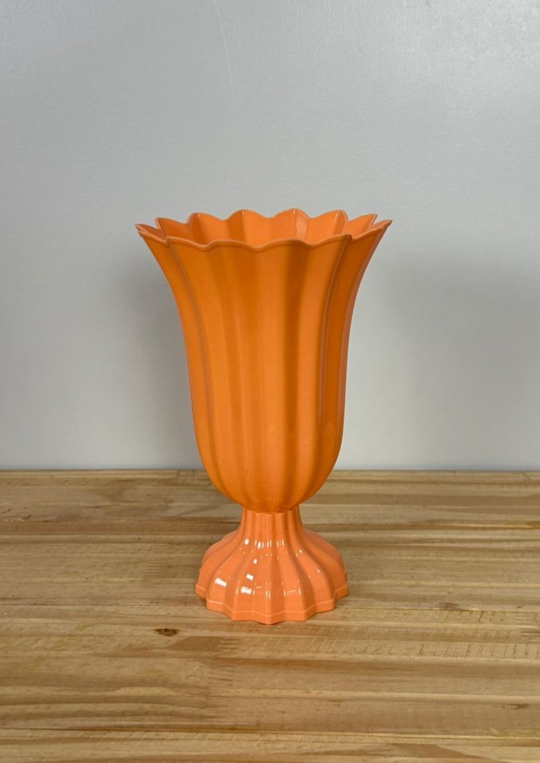 Vaso Popi Pequeno Papaya (18.5Cm) - Selminha Lokfest