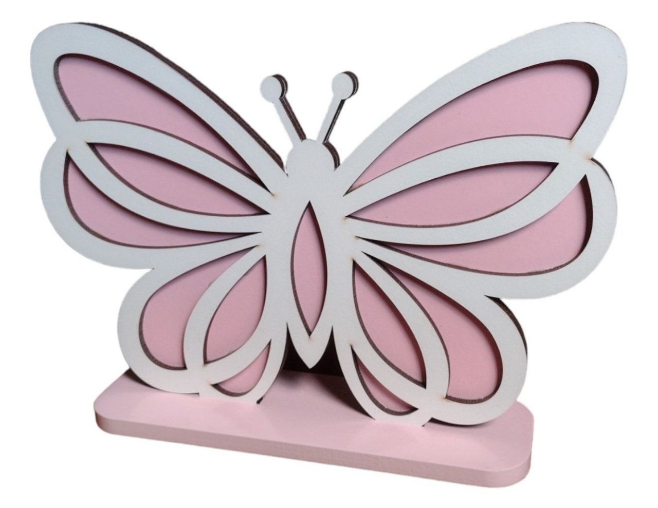Display de Mesa Borboleta Rosa - Selminha Lokfest