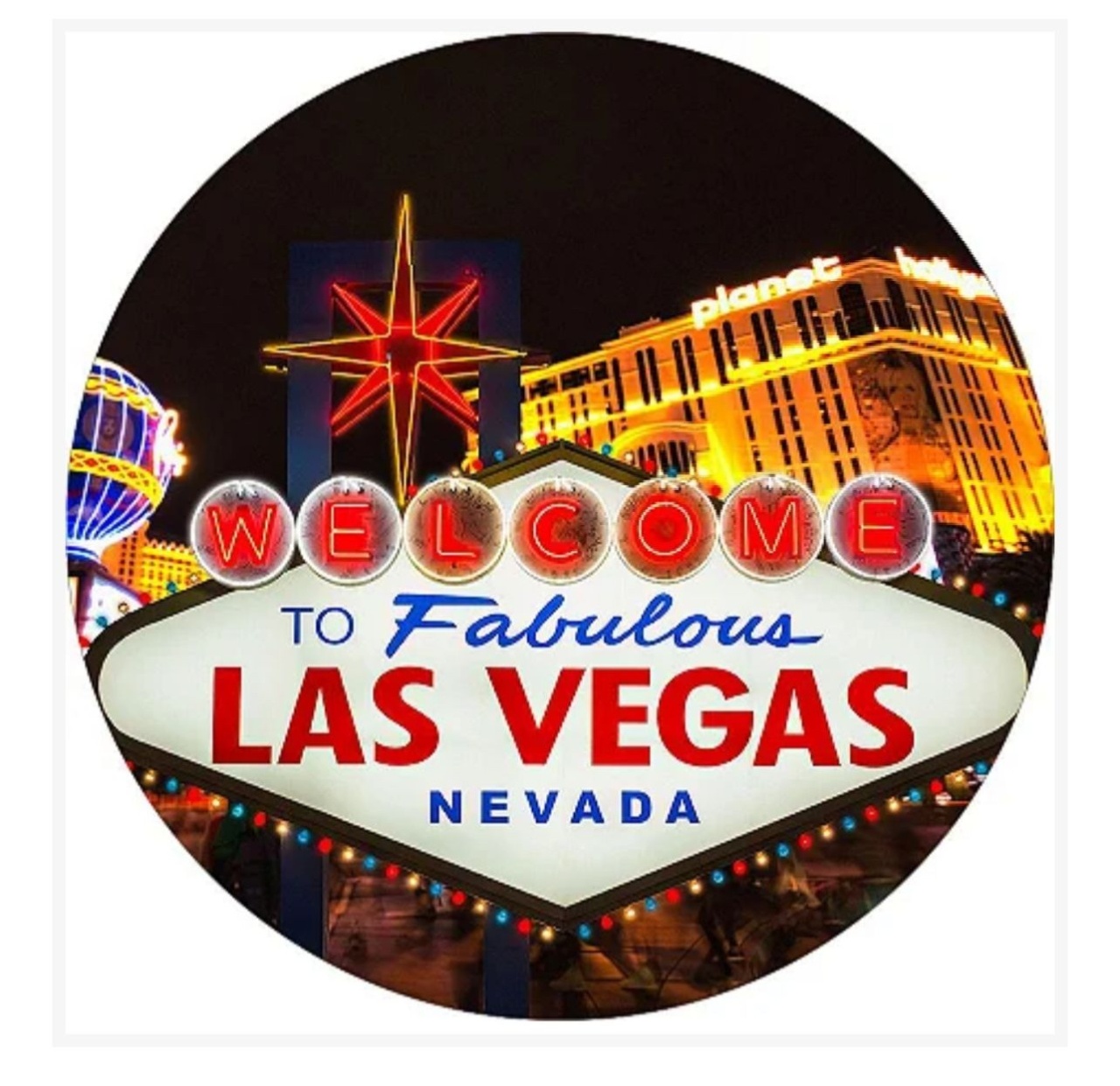 Capa Sublimada Painel Las Vegas (1,50M) - Selminha Lokfest