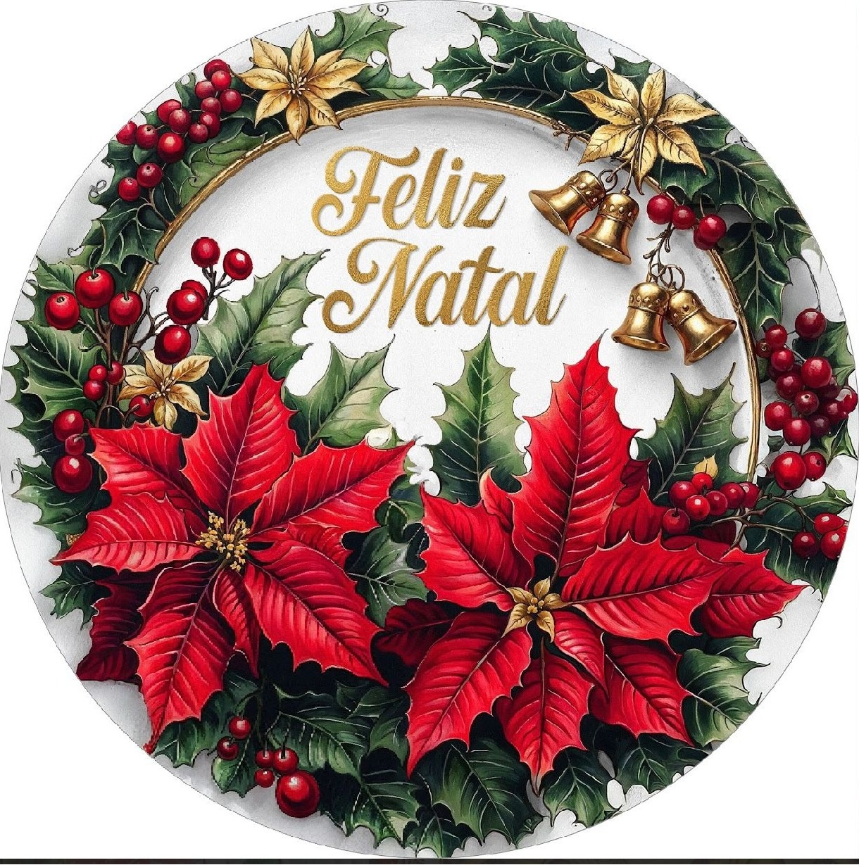 Capa Sublimada Painel Redondo Natal 19 (1,50M) - Selminha Lokfest