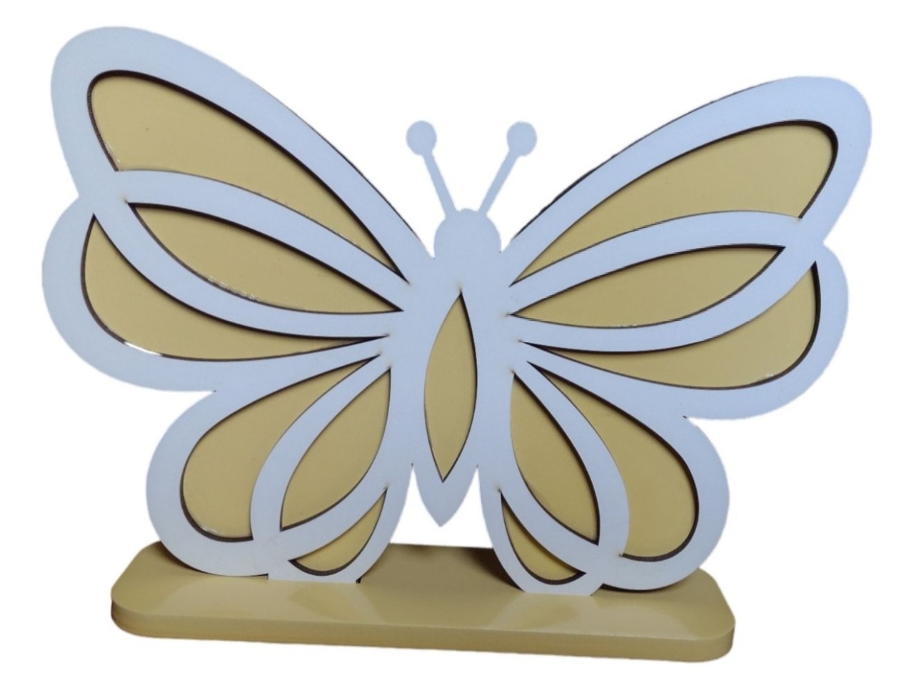 Display de Mesa Borboleta Amarela - Selminha Lokfest