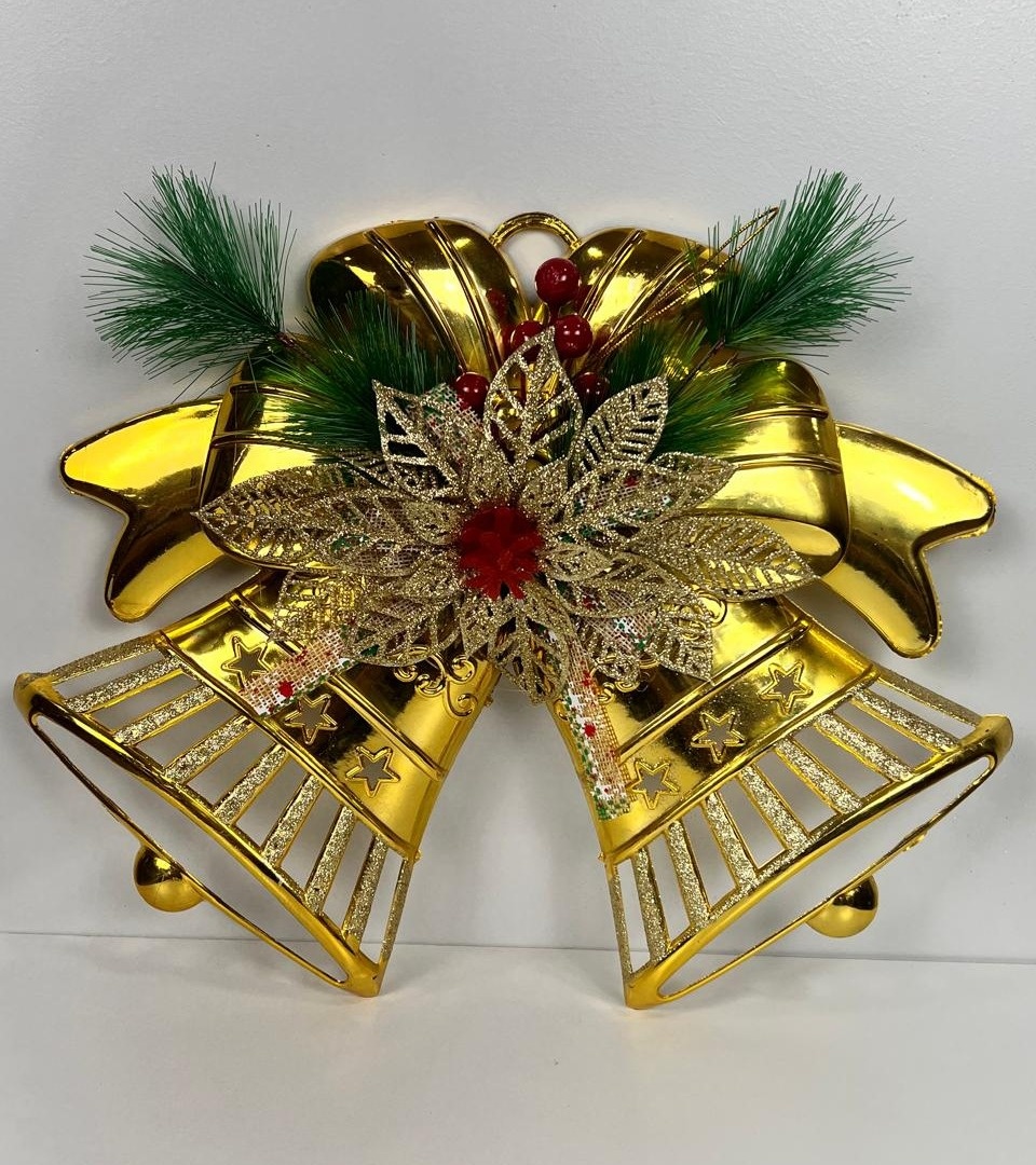 Enfeite Sino Natal (Dourado) - Selminha Lokfest