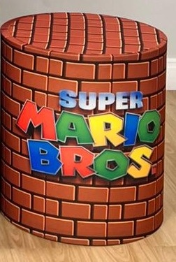 Capa Cilindro Sublimada Pequena Super Mário (O Filme) - Selminha Lokfest