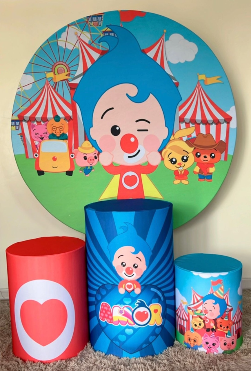 Kit Sublimado Capa Painel Redondo E Capas de Cilindros Herói Do Coração - Selminha Lokfest