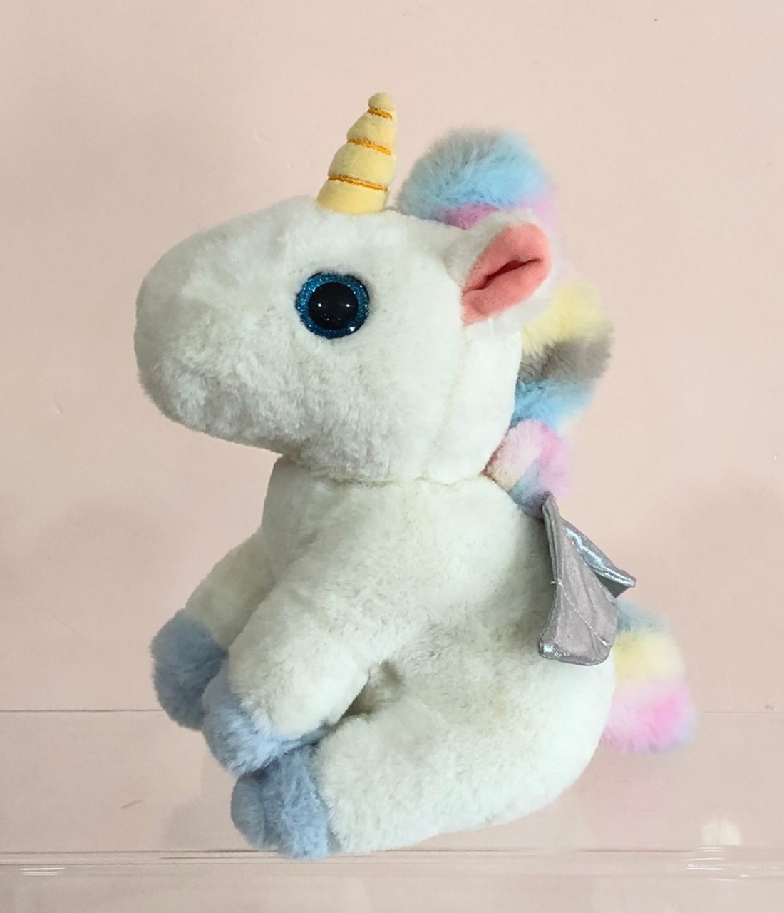 Unicórnio Pelúcia Azul (22Cm) - Selminha Lokfest