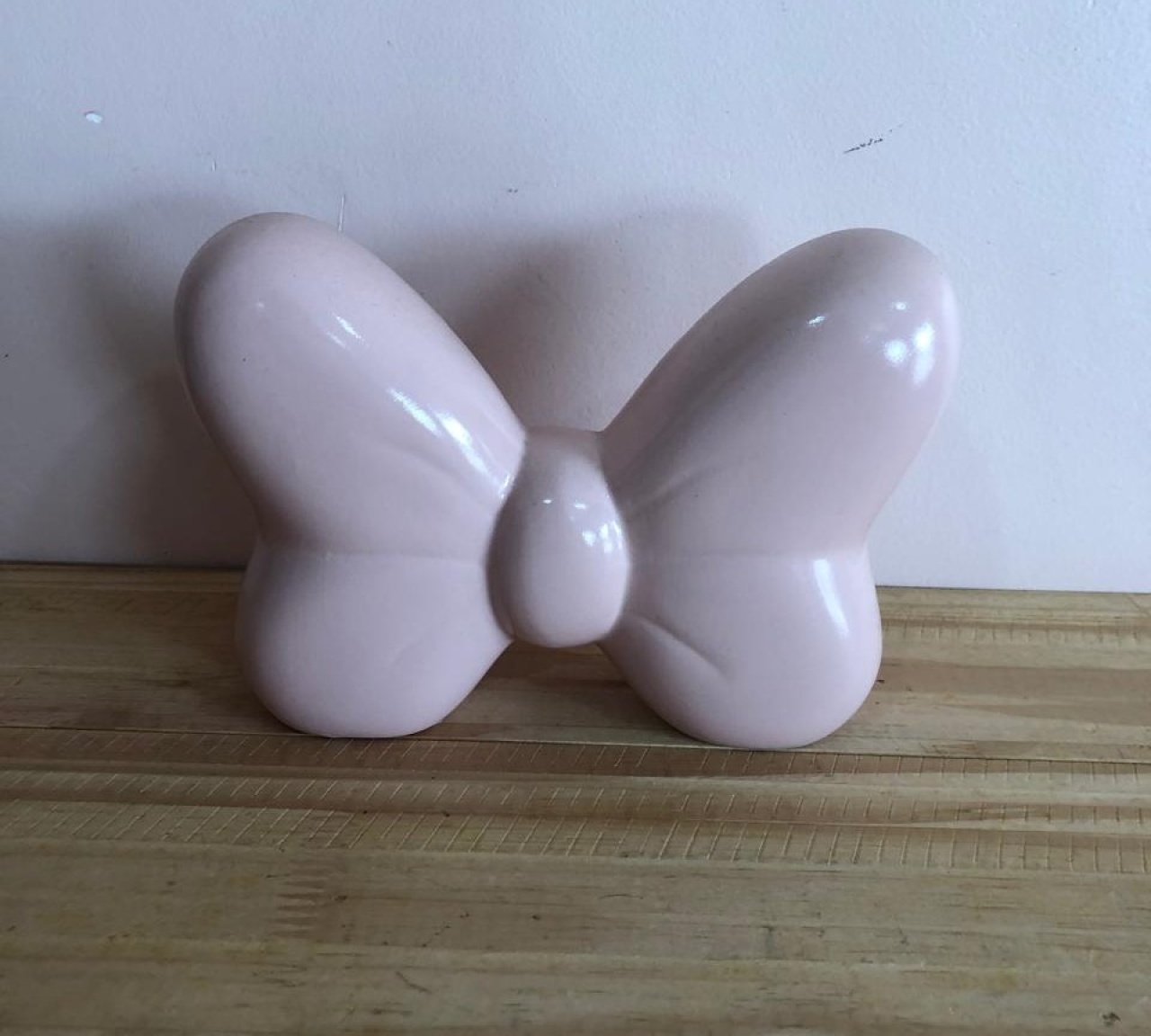 Laço Rosa Bebê Minnie Cerâmica - Selminha Lokfest