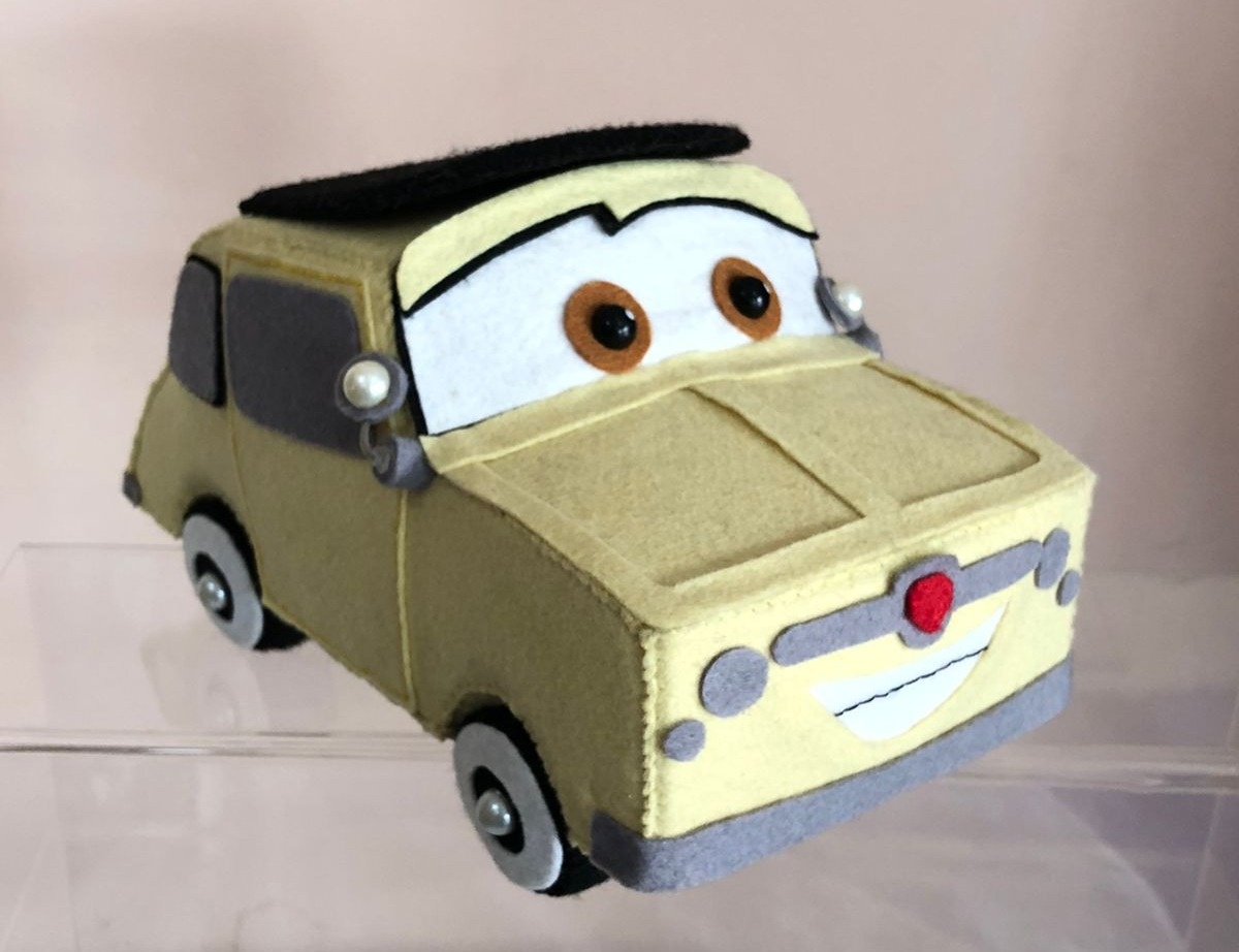 Carros Disney Feltro - Benny  - Selminha Lokfest