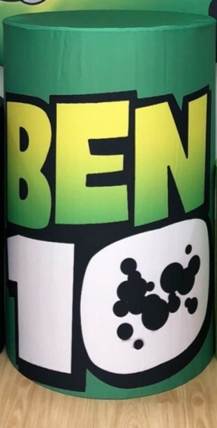 Capa Sublimada Cilindro Grande Ben 10 - Selminha Lokfest