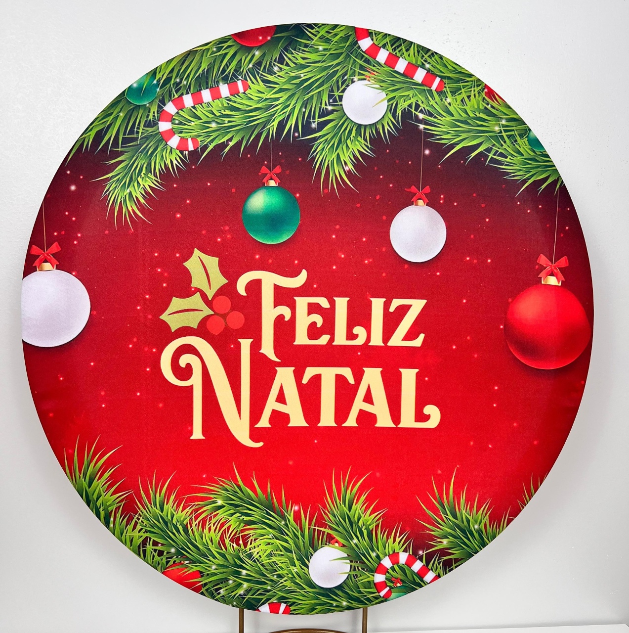 Capa Sublimada Mini Painel Natal 02 (50Cm) - Selminha Lokfest