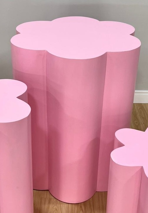 Mesa Flor Rosa Grande - Selminha Lokfest