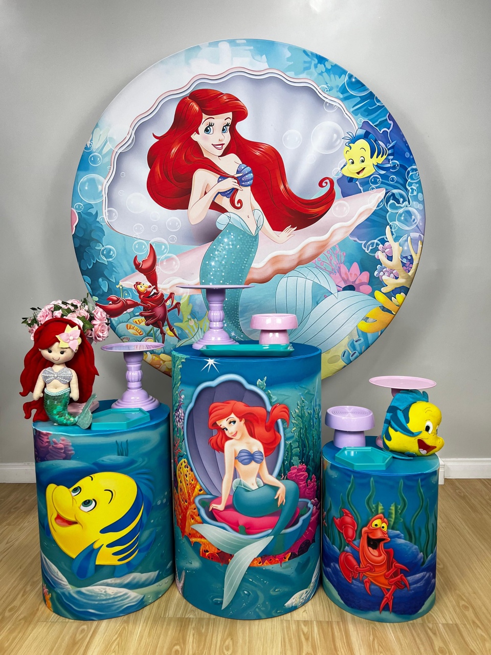 Kit Divertido Pequena Sereia Ariel - Selminha Lokfest