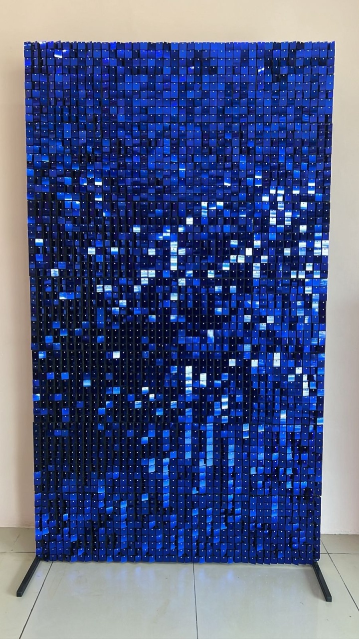 Painel Mágico Azul Royal (2.20X1.20) - Selminha Lokfest