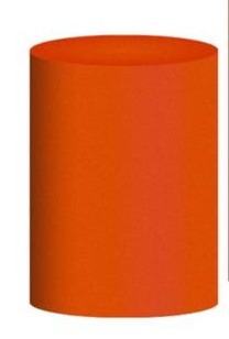 Capa Cilindro Média Laranja - Selminha Lokfest