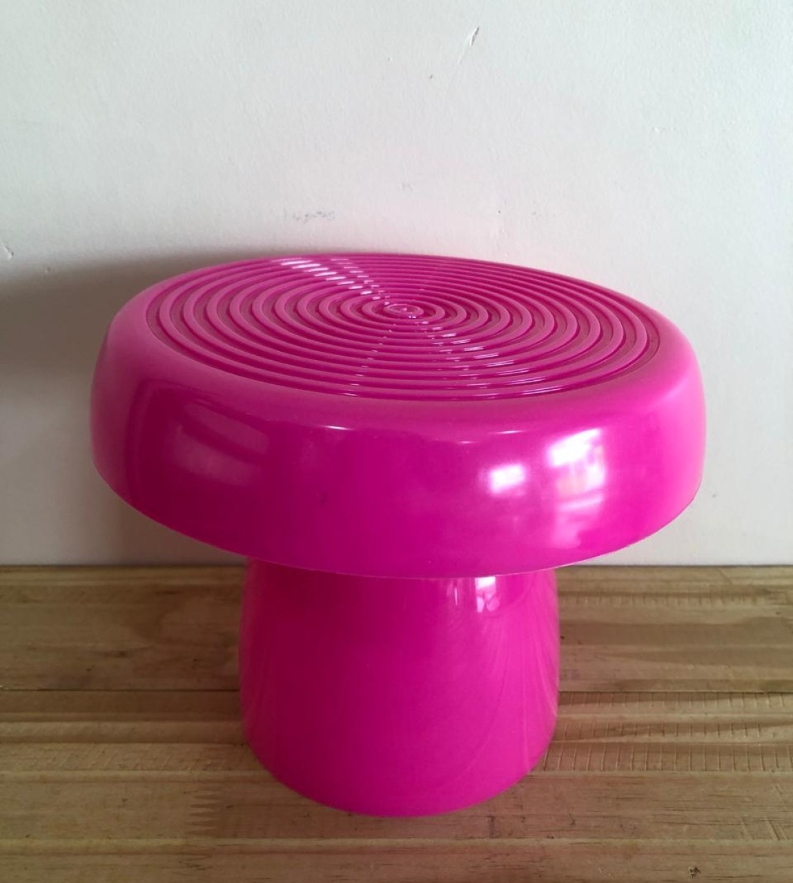 Bandeja Cogumelo Plástica Pink (20X15) - Selminha Lokfest