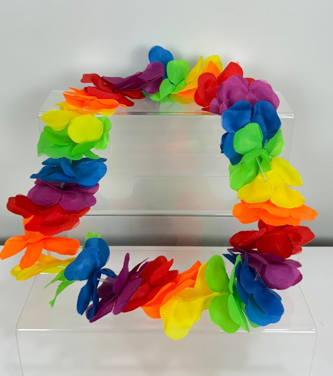 Colar Decorativo Havaiano Flores Coloridas  - Selminha Lokfest