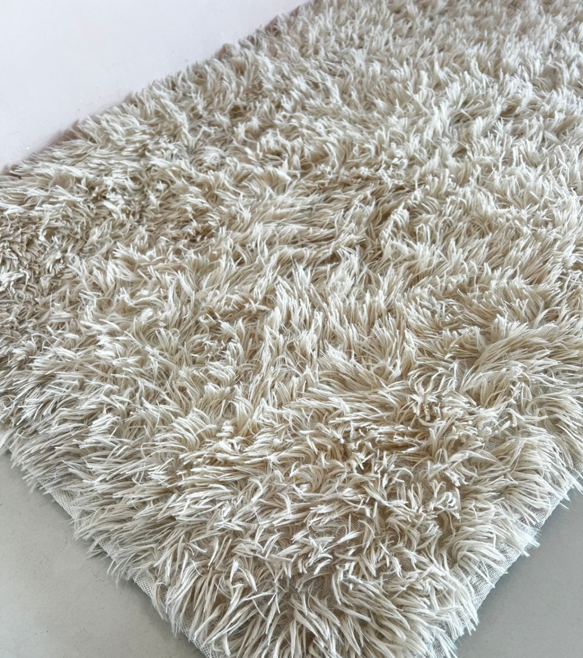Tapete Felpudo Bege (2,00X1,50) - Selminha Lokfest