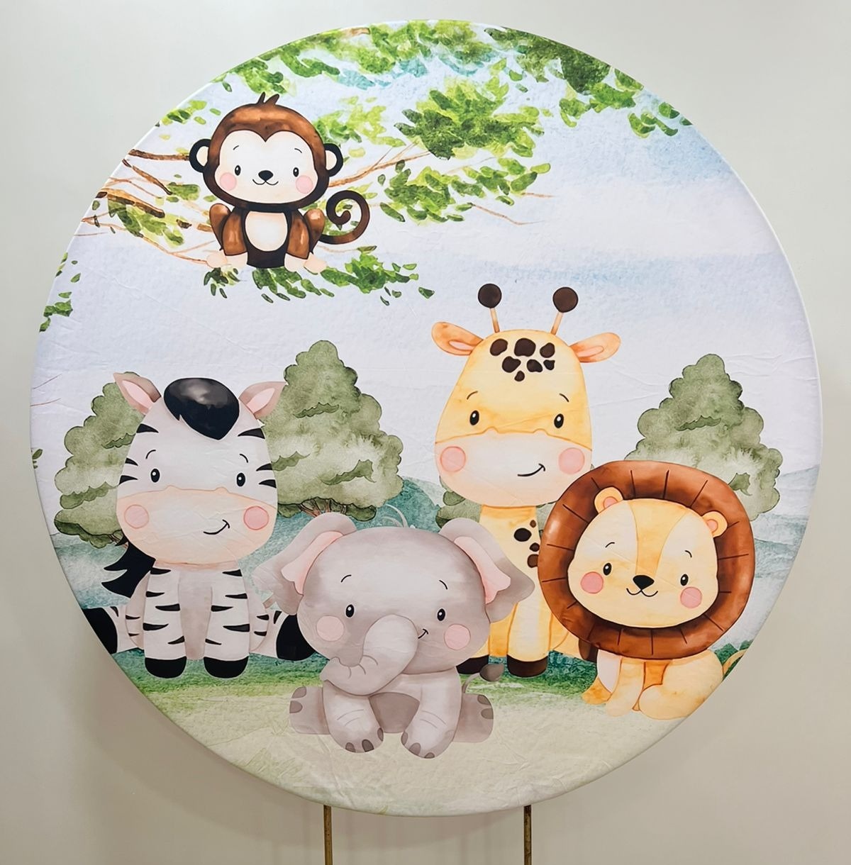 Capa Sublimada Painel Safari Baby 02 (1,50M) - Selminha Lokfest