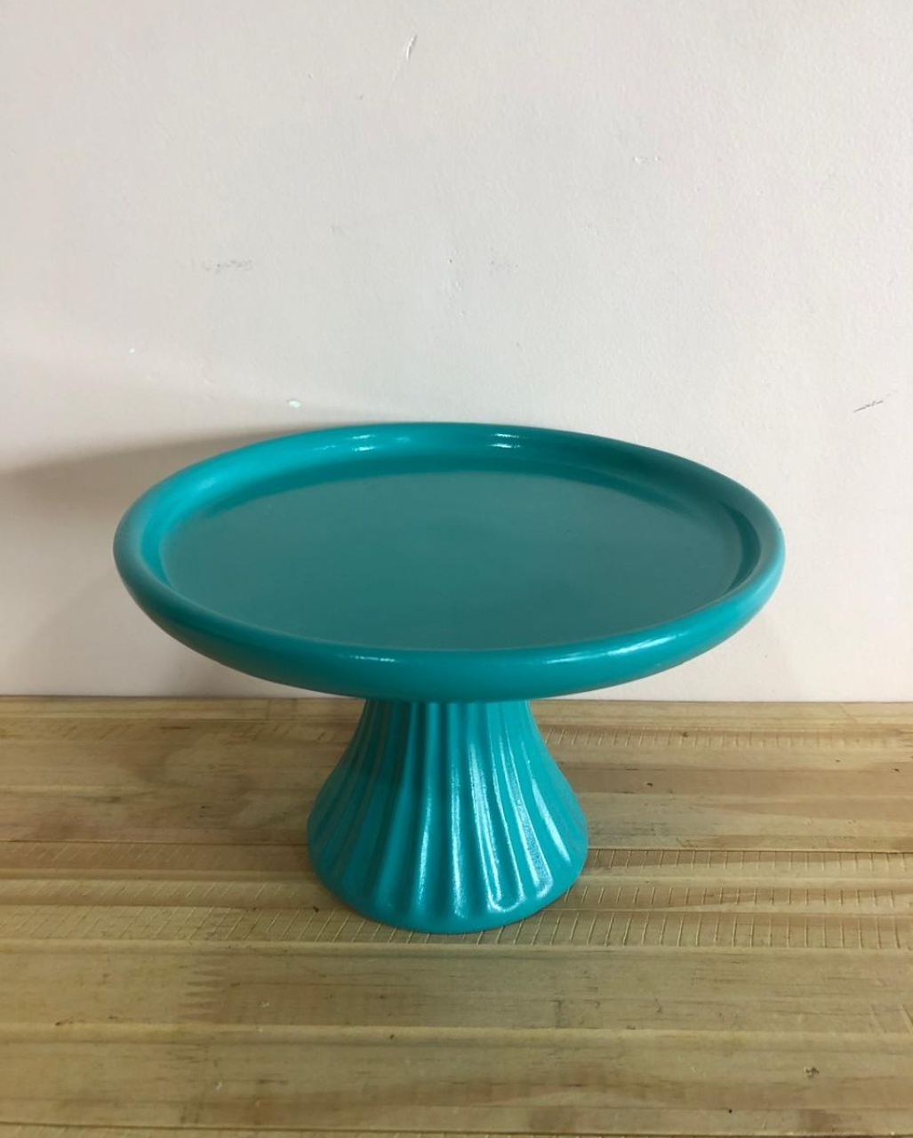 Bandeja Redonda Cerâmica Tiffany P (19X12) - Selminha Lokfest