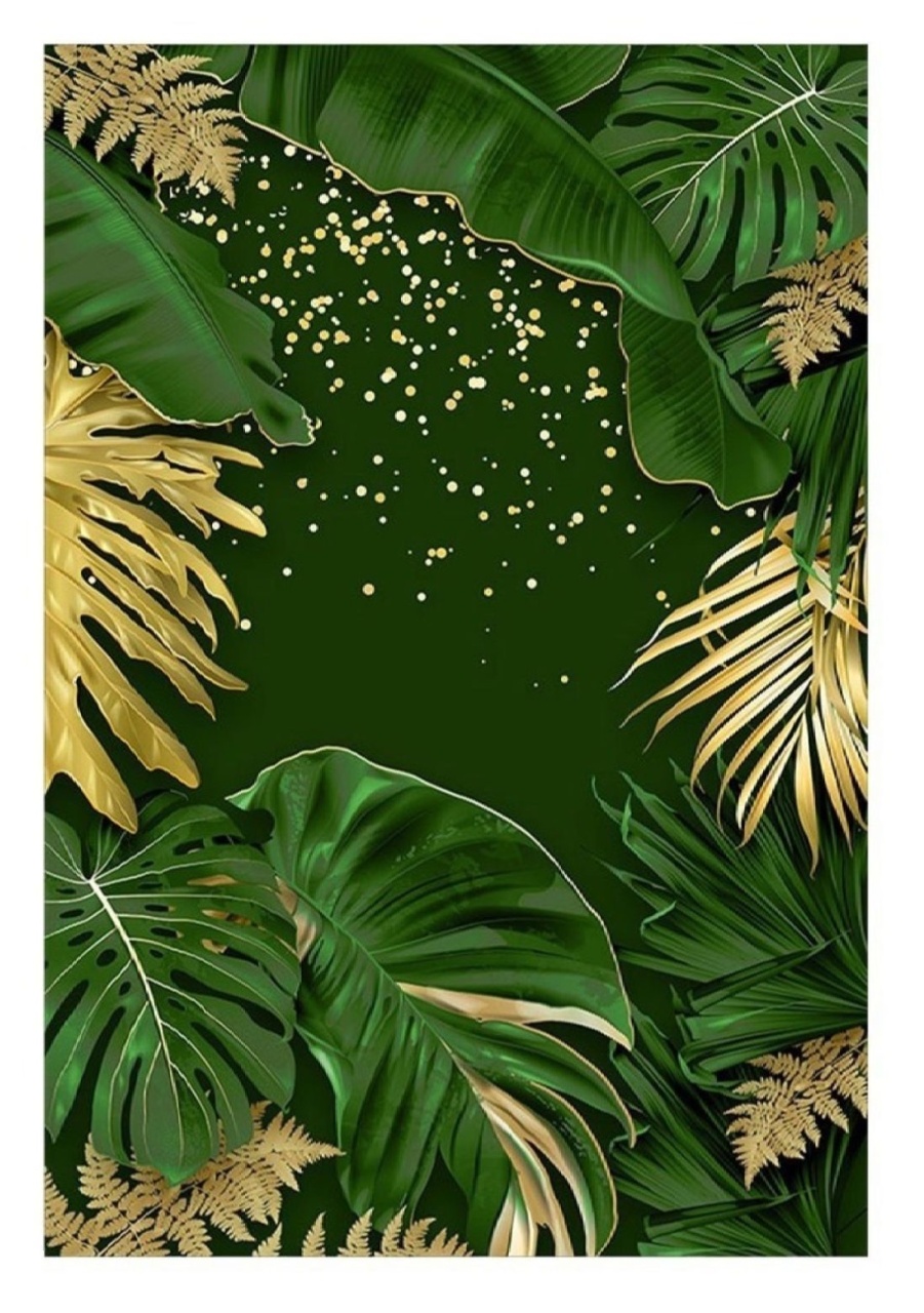 Painel Sublimado Lateral Verde Folhagem (Tam 2.20X1.50) - Selminha Lokfest