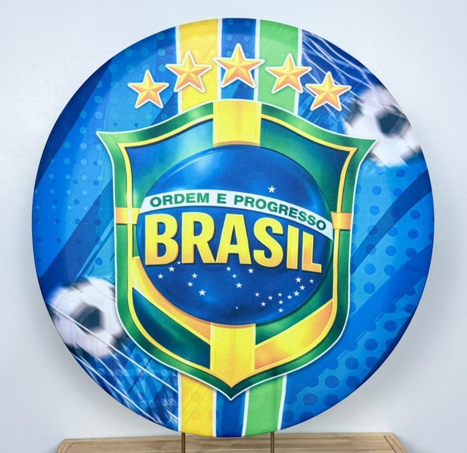 Capa Sublimada Mini Painel Brasil - 1 (50Cm) - Selminha Lokfest