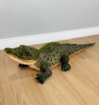 Jacaré Pelúcia Verde Realista Focinho Levantado (98Cm) - imagem 2