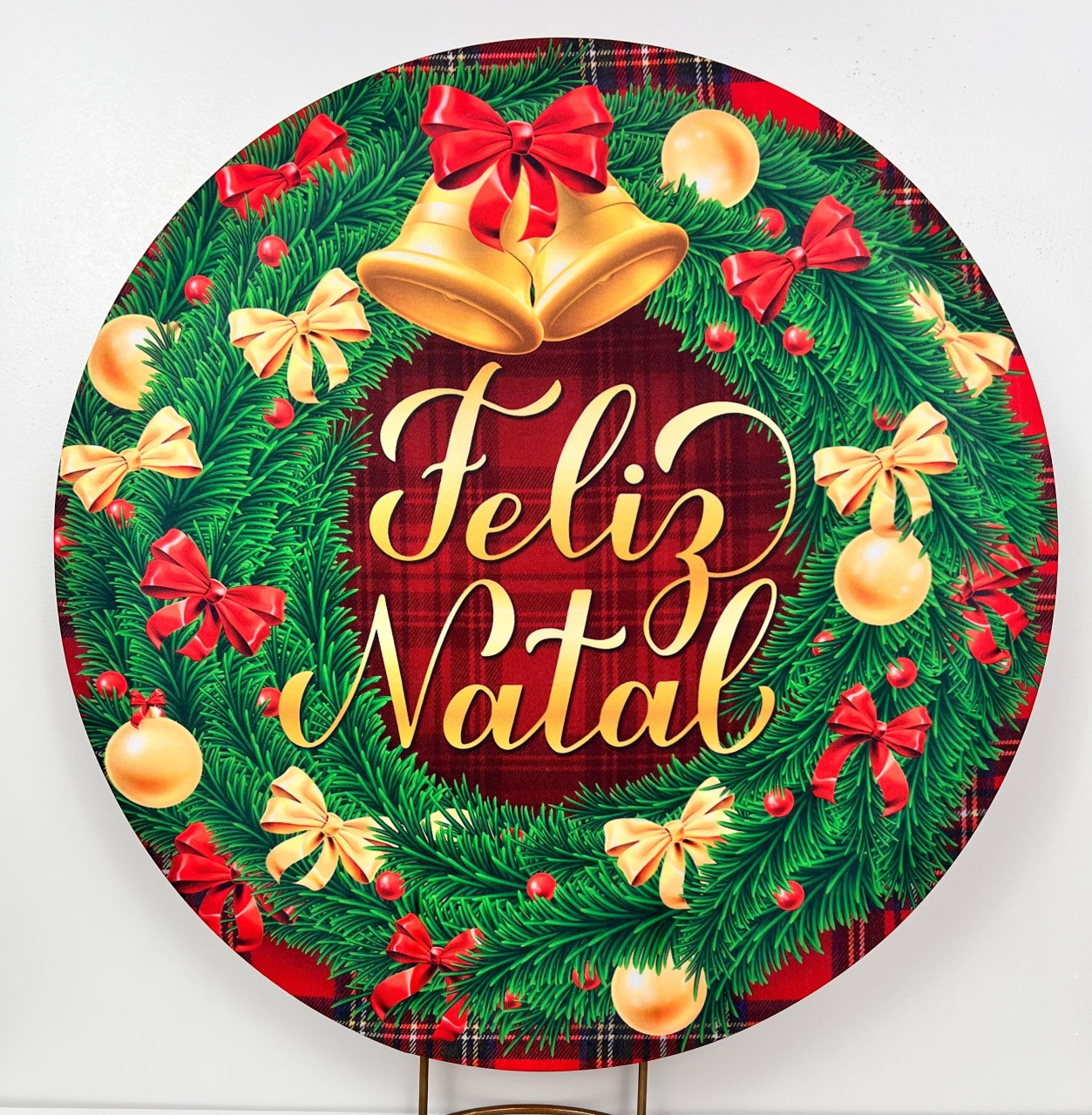 Capa Sublimada Mini Painel Natal 01 (50Cm) - Selminha Lokfest