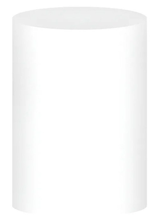 Capa Cilindro Grande Branca - Selminha Lokfest