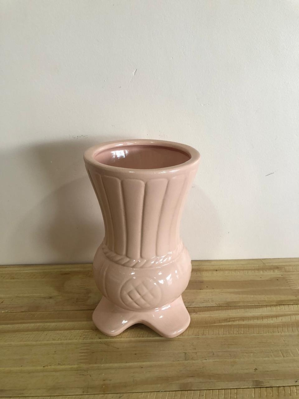Vaso Mini Cerâmica Salmão (10X17) - Selminha Lokfest