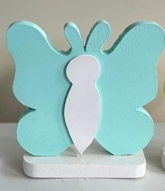 Borboleta de Mesa Mdf (Verde) - Selminha Lokfest