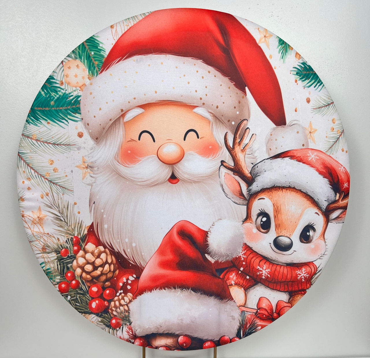 Capa Sublimada Mini Painel Natal 05 (50Cm) - Selminha Lokfest