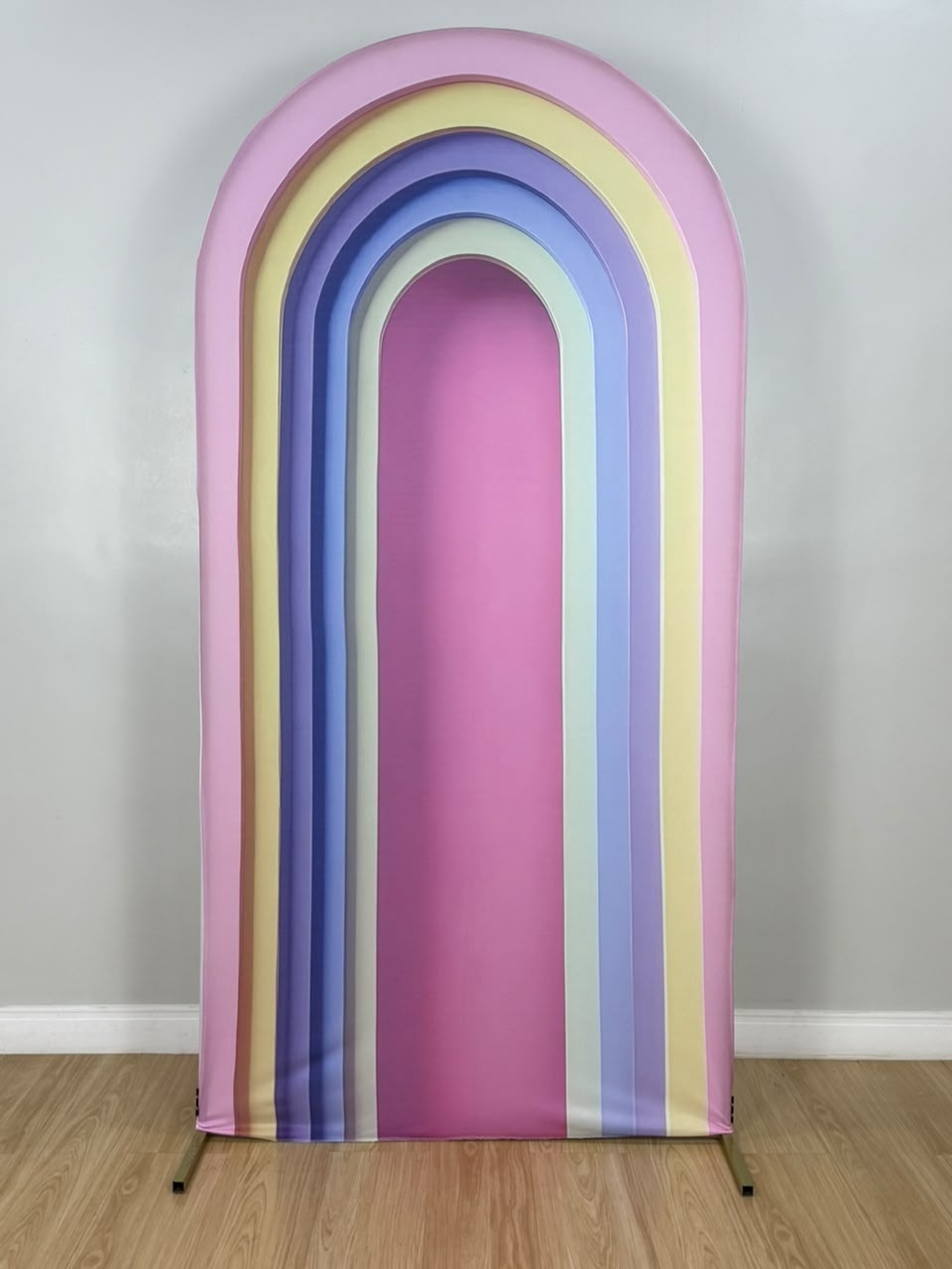 Painel Romano Sublimado Arco Irís (Tam 2X1) - Selminha Lokfest