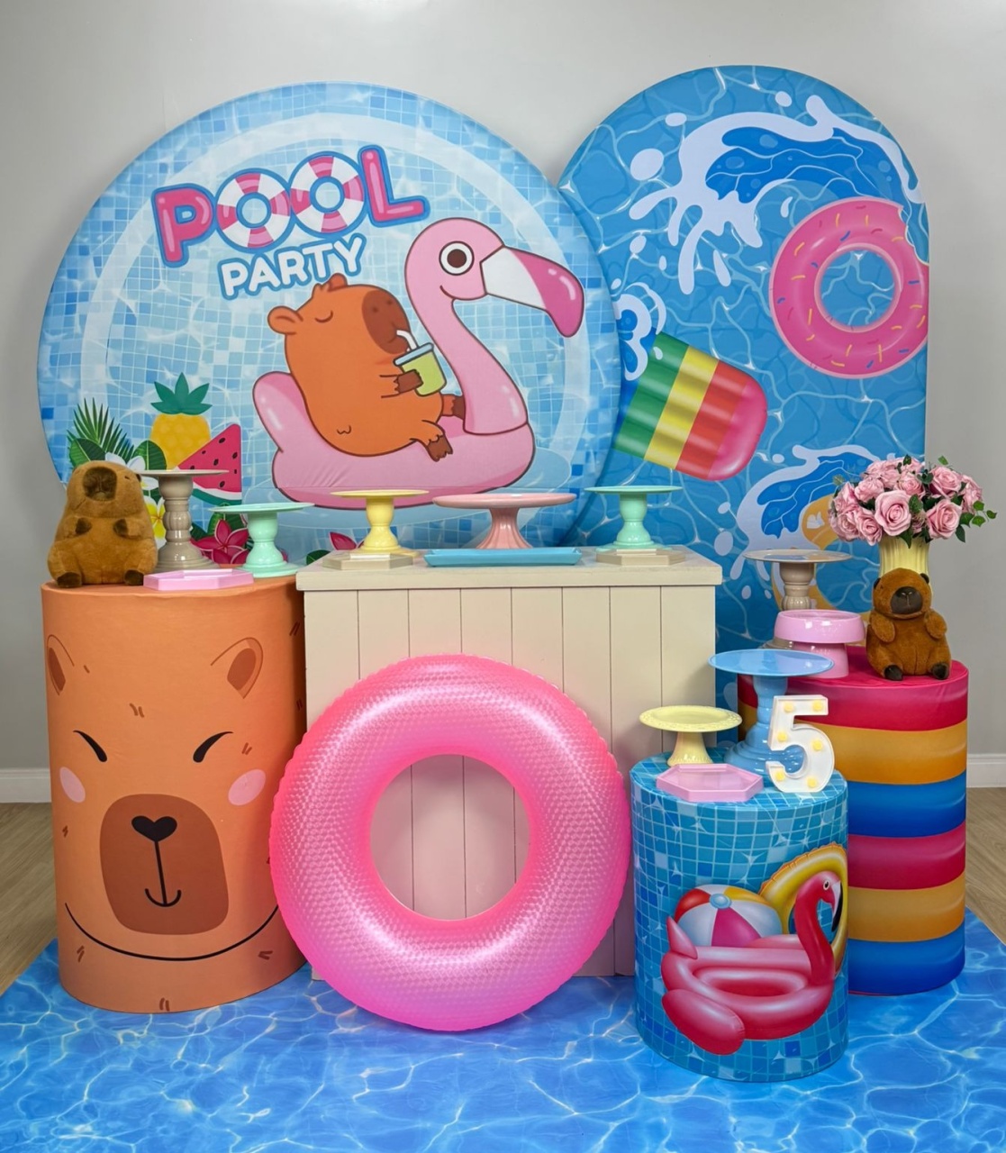 Kit Festa Show Capivara Pool Party - Selminha Lokfest
