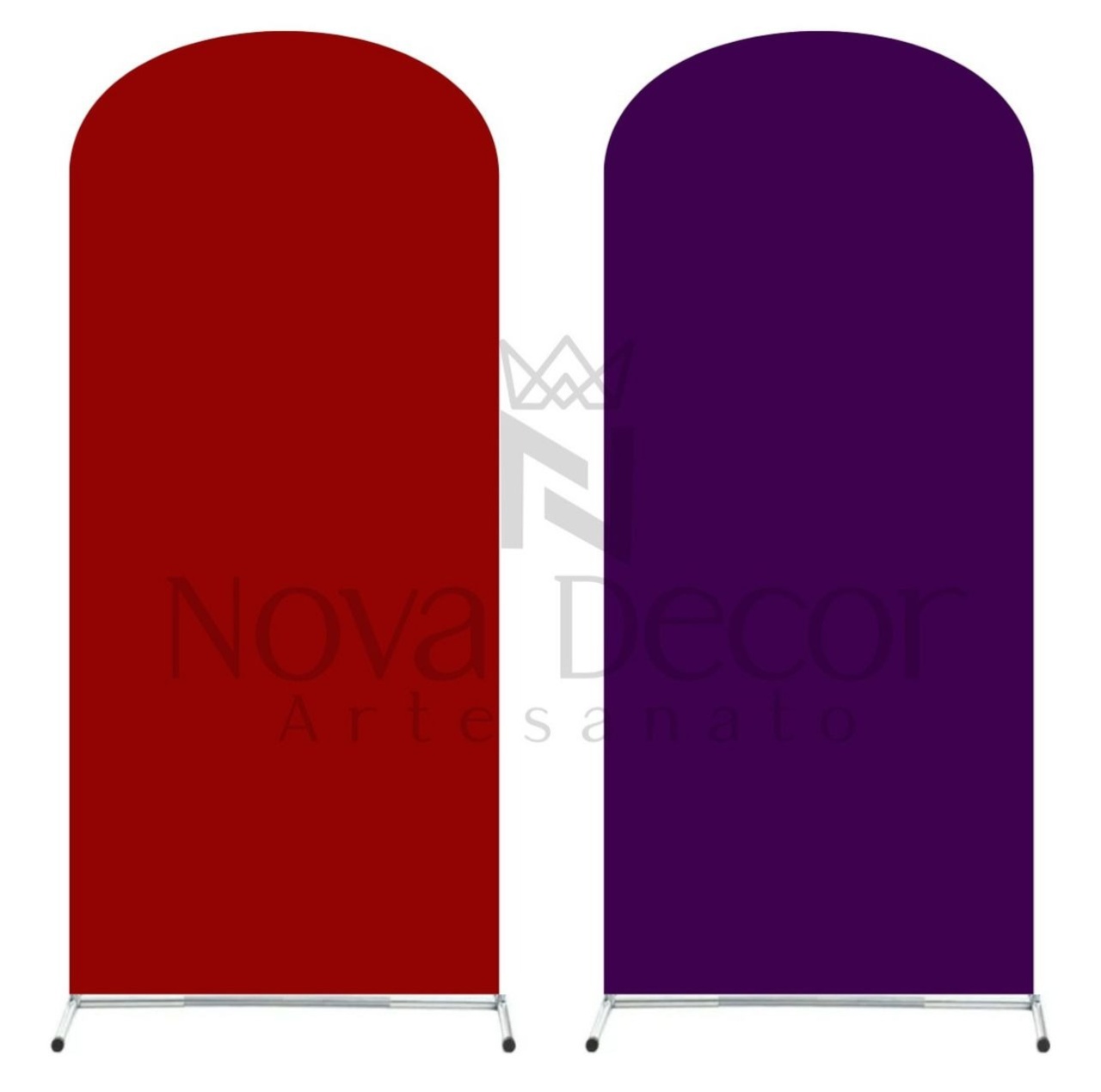 Capa Painel Romano Marsala/Roxo (2X1) - Selminha Lokfest