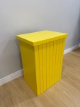 Mesa Quadrada Ripada Média Amarela - imagem 2