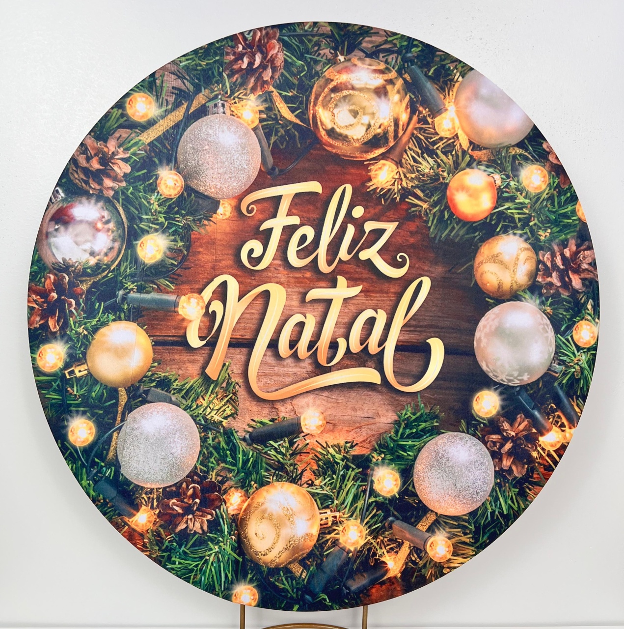 Capa Sublimada Mini Painel Natal 03 (50Cm) - Selminha Lokfest