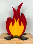 Display de Chão Mdf Fogueira Vermelha 02 (52Cm) - imagem 1