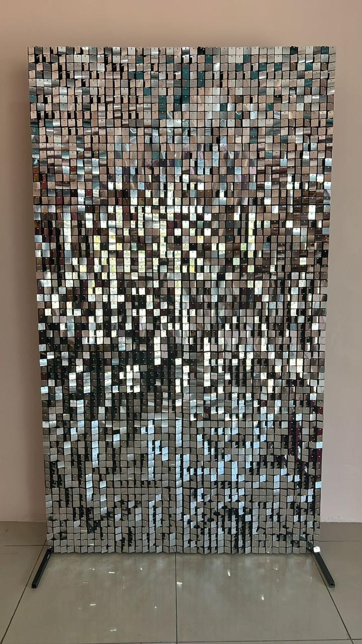 Painel Mágico Prata (2.20X1.20) - Selminha Lokfest