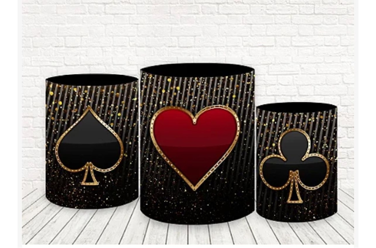 Trio Capas de Cilindros Sublimadas Las Vegas - Selminha Lokfest