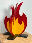 Display de Chão Mdf Fogueira Vermelha 02 (52Cm) - imagem 2