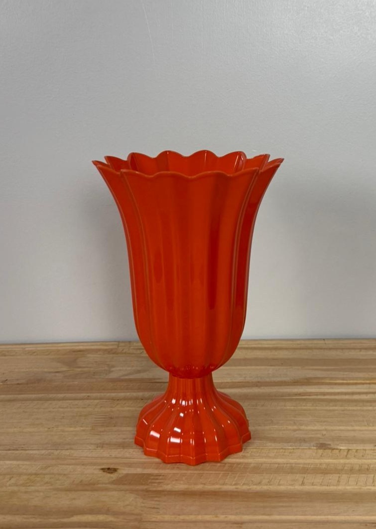 Vaso Popi Pequeno Laranja (18.5Cm) - Selminha Lokfest